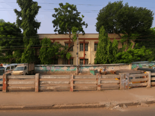 Old-Institutional-Building-with-Graffiti